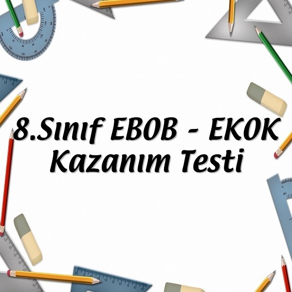 S N F Ebob Ekok Kazan M Testi Matematik Vakti