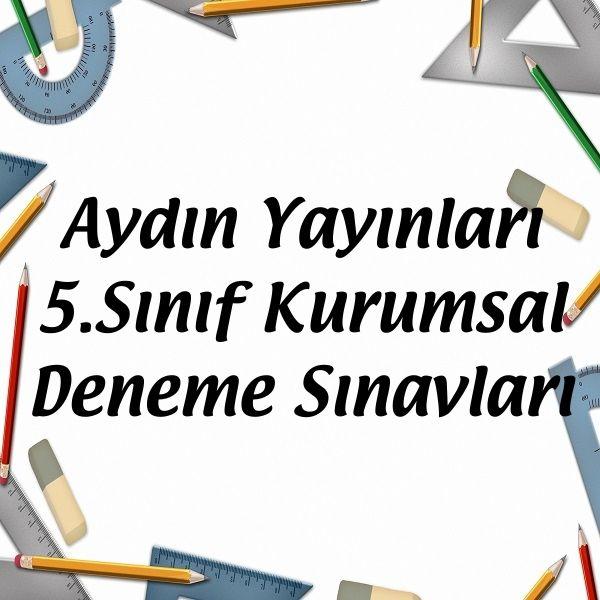 Aydın Yayınları 5.Sınıf Kurumsal Deneme Sınavları - Matematik Vakti