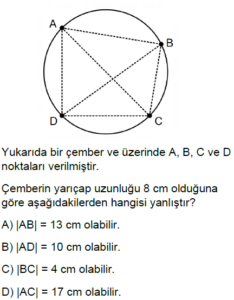 5.Sınıf Temel Geometrik Kavramlar ve İnşalar Online Test