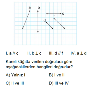 5.Sınıf Temel Geometrik Kavramlar ve İnşalar Online Test