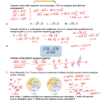 2024 – 2025 8.Sınıf Matematik 1.Dönem 2.Yazılı Soruları